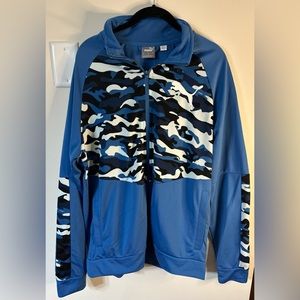 Puma Men’s Zip Up Athletic Jacket Size Large